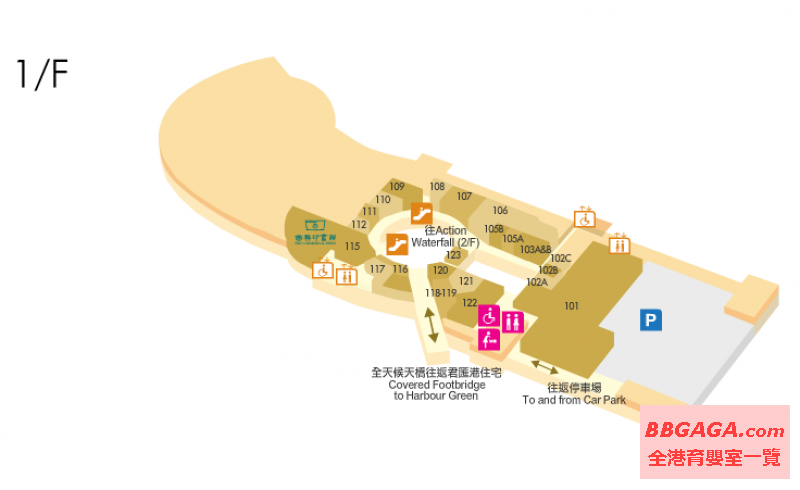 平面圖(資料來源: 奧海城網頁)